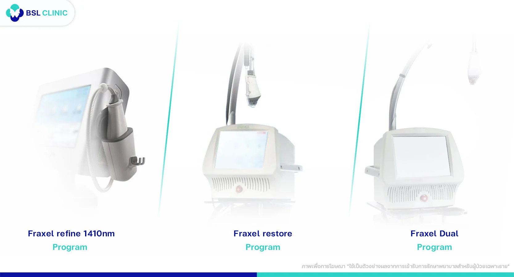 Fraxel Laser Program มีกี่แบบ