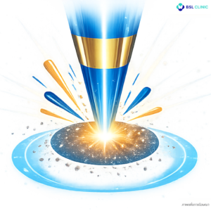 ระยะเวลาของแสง pico laser