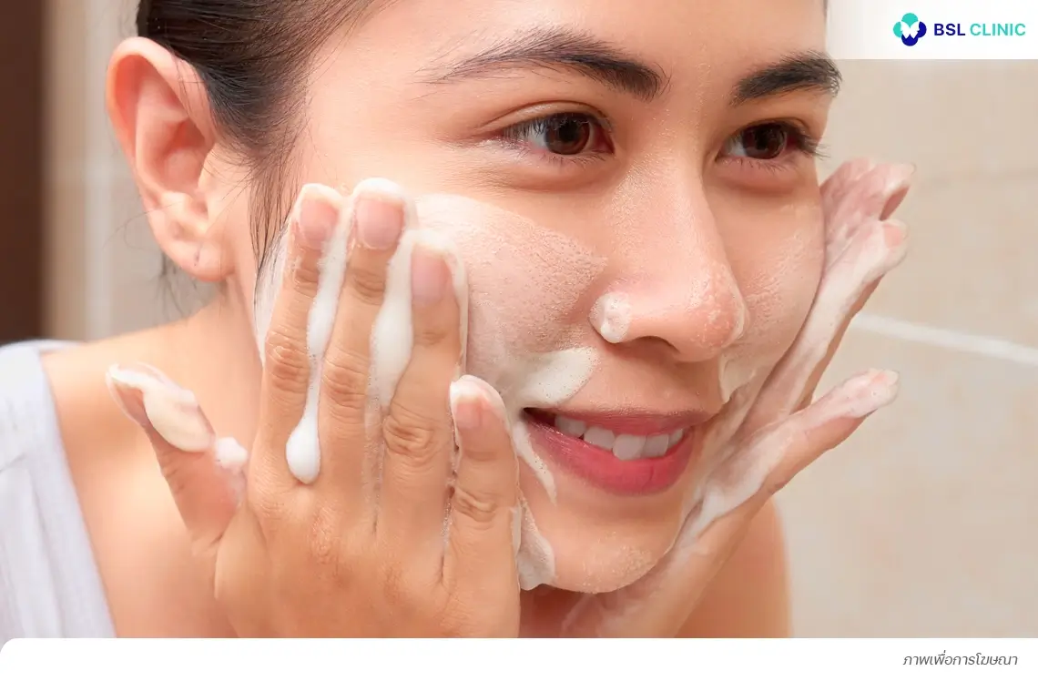 สครับผิวแรง ๆ ทำให้ผิวเกิดการอักเสบ