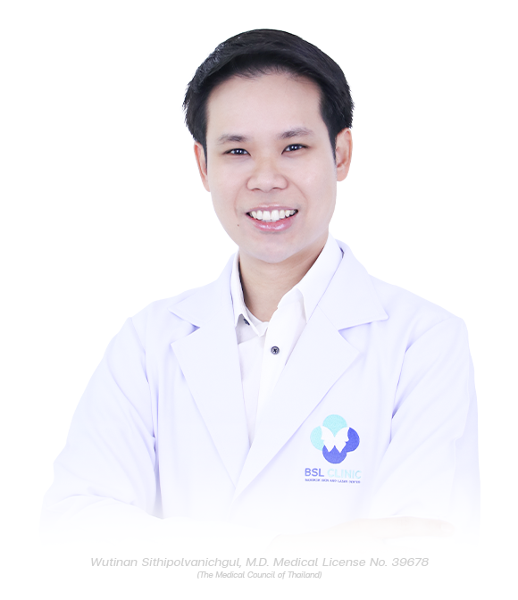 Wutinan Sithipolvanichgul, M.D. Medical License No. 39678 (The Medical Council of Thailand)