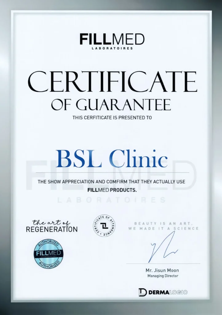 Certificate Fillmed