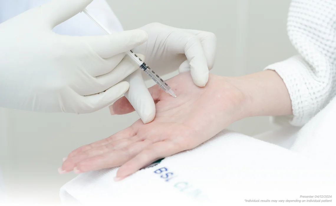 Hyperhidrosis treatment