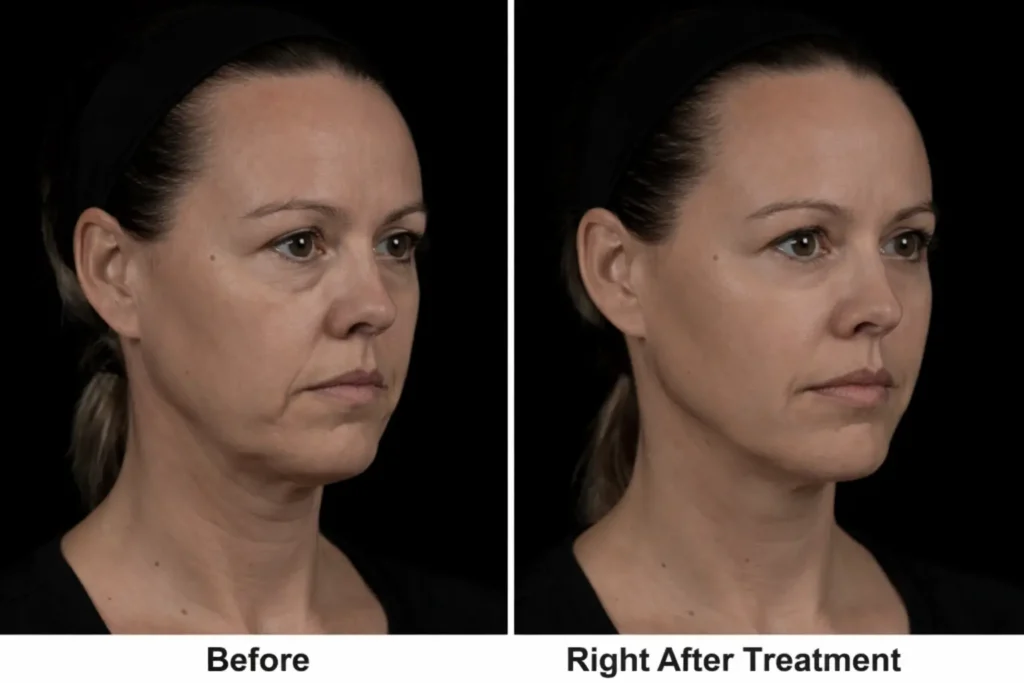Case 1 — Restoring Youthful Contours (Age 43)