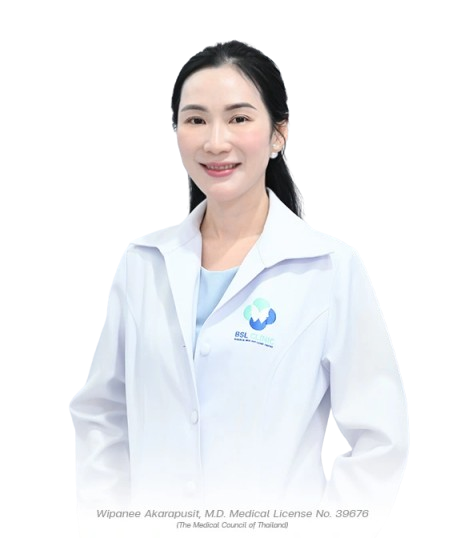 Wipanee Akarapusit, Medical License No. 39678 — The Medical Council of Thailand BSL Clinic, Bangkok