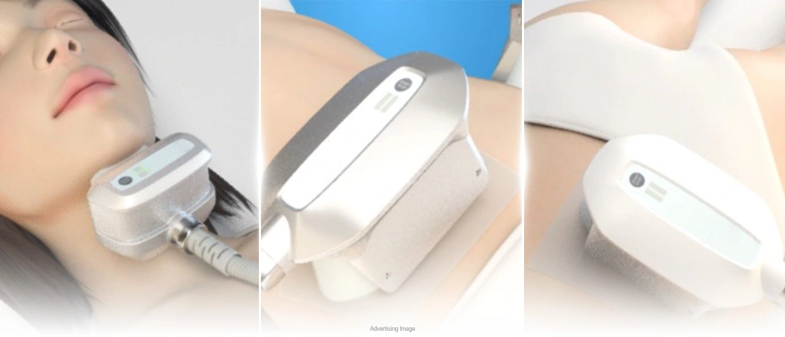 treatment for double chin abdomen thighs and love handles using 4 applicators simultaneously body contouring cryolipolysis clinic
