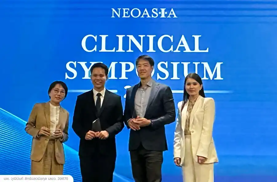 นพ.วุฒินันท์ สิทธิผลวนิชกุล จาก BSL Clinic เป็นวิทยากรบรรยายแนวทางการรักษาสิวด้วยเลเซอร์ในงาน Neoasia Singapore Clinical Symposium 2025