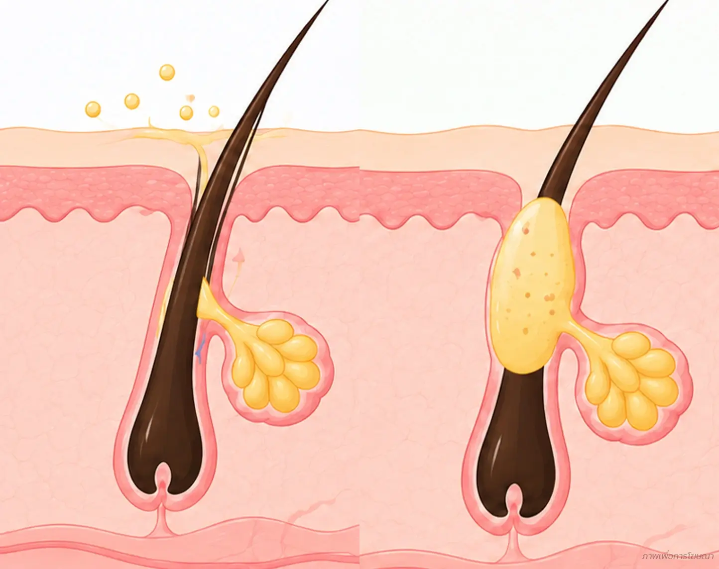 Acne Pathogenesis กลไกการเกิดสิว