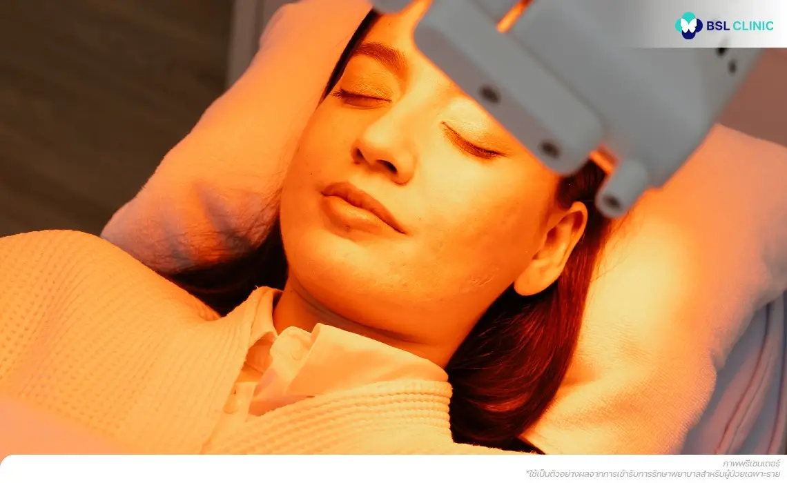 ฉายแสงลดสิวacne light therapy