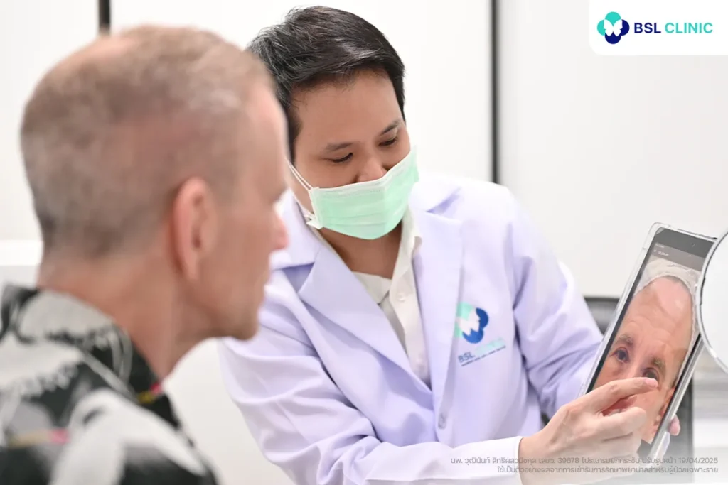 แพทย์ BSL ติดตามผลลัพธ์ยกกระชับหน้าอย่างต่อเนื่อง